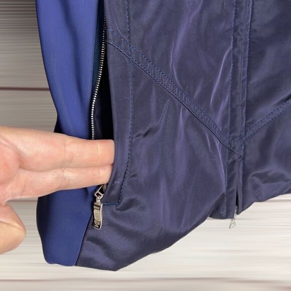 POSTCARD Italy Ski Winter Snow Blue Jacket with Hood size US 6 - Picture 8 of 15